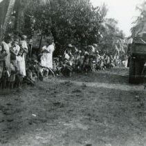 Filipino People Greeting the American Soldiers; Philippine Islands; World W