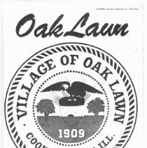 Oak Lawn 60th Anniversary Southwest Messenger Press Newspaper