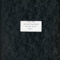 Fred M. Dumke Scrapbook Volume I