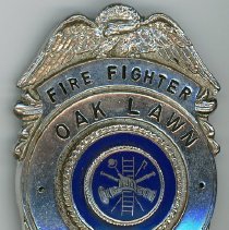 Oak Lawn Fire Department Department Badge