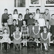 Cook Avenue School P.M. Kindergarten Class Photo, 1961