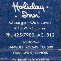 Holiday Inn Matchbook