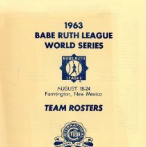 1963, Babe Ruth League World Series Team Rosters