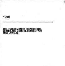 Columbus Manor Elementary School Report Card, 1990