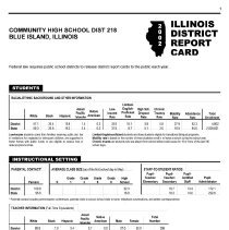 Community High School District Report Card, 2002