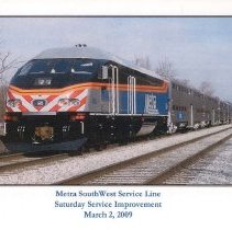 Metra Service Improvement Ceremony, 2009