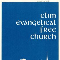 Elim Ev. Free Church Bulletin, 10/17/1965