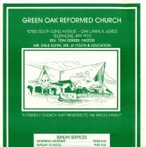 Green Oak Reformed Church Bulletin, April 29, 1990