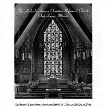 Kedvale Avenue Christian Reformed Church Bulletin, 7/29/1979