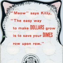 Oak Lawn Trust and Savings Dime Kitty Book
