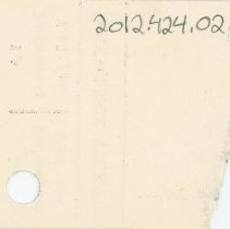 New Horizons Pageant Ticket Stub