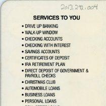 Oak Lawn Trust and Savings Bank Quarter Kitty Book