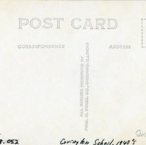 Covington School Postcard