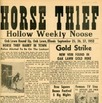 Horse Thief Hollow Weekly Noose Newspaper