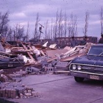 Aftermath of the 1967 Oak Lawn Tornado