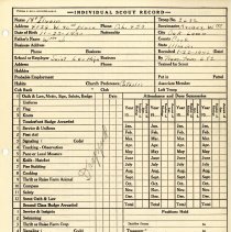 Individual Explorer Record: McIlvain, 1946