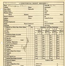 Individual Explorer Record: Thomas Flanagan