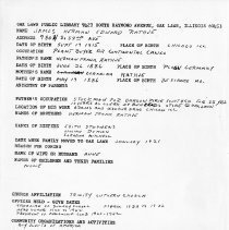 James Rathje Questionnaire, 1975