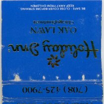 Oak Lawn Holiday Inn Matchbook