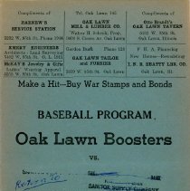 Oak Lawn Boosters Baseball Program