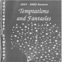 2001 - 2002, Southwest Symphony Orchestra Program