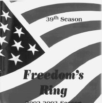 2002 - 2003, Southwest Symphony Orchestra Program