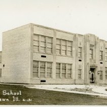 Covington School Postcard