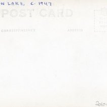 Oak Lawn Lake Postcard