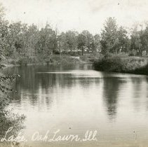Oak Lawn Lake Postcard