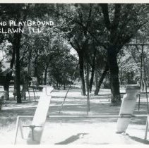 Oak Lawn Lake Postcard