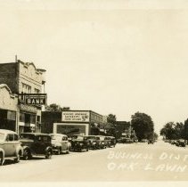 Oak Lawn Business District Postcard