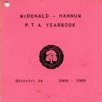 McDonald/Hannum PTA Yearbook, 1968-69