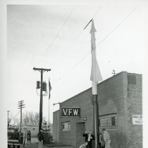 Nike Missile display at the Johnson-Phelps V.F.W. Hall