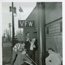 Installation of Nike Missile at V.F.W. Hall
