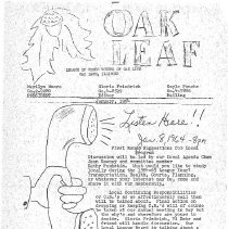 League of Women Voters Newsletter, 1964