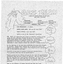 League of Women Voters Newsletter, 1965