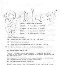 League of Women Voters Newsletter, 1968
