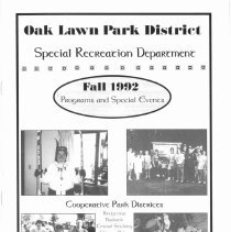 Park District Special Recreation Program Guide, 1992
