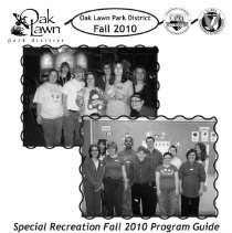 Park District Spec Rec Program Guide, 2010