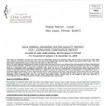 Drinking Water Quality Report, 2010