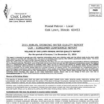 Drinking Water Quality Report, 2011