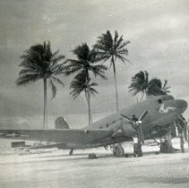 DC-3 Airplane and Soldiers; Philippine Islands; World War 2
