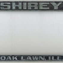 Frank Shirey Cadillac License Plate Cover