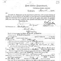 Post Office Topography Information, 1882