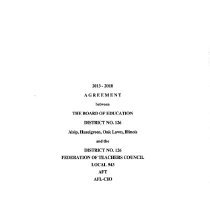 SD126 Teachers Contract, 2013-18