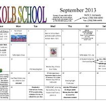 Kolb Elementary School Calendar, 2013-14