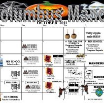 Columbus Manor School Calendar, 2011-12