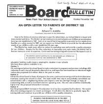 Ridgeland SD 122 Newsletter, 1987-88