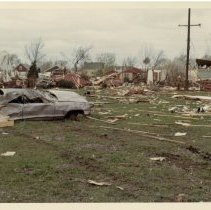 Aftermath of the 1967 Oak Lawn Tornado