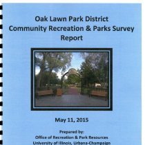 Oak Lawn Park District Survey, 2015
